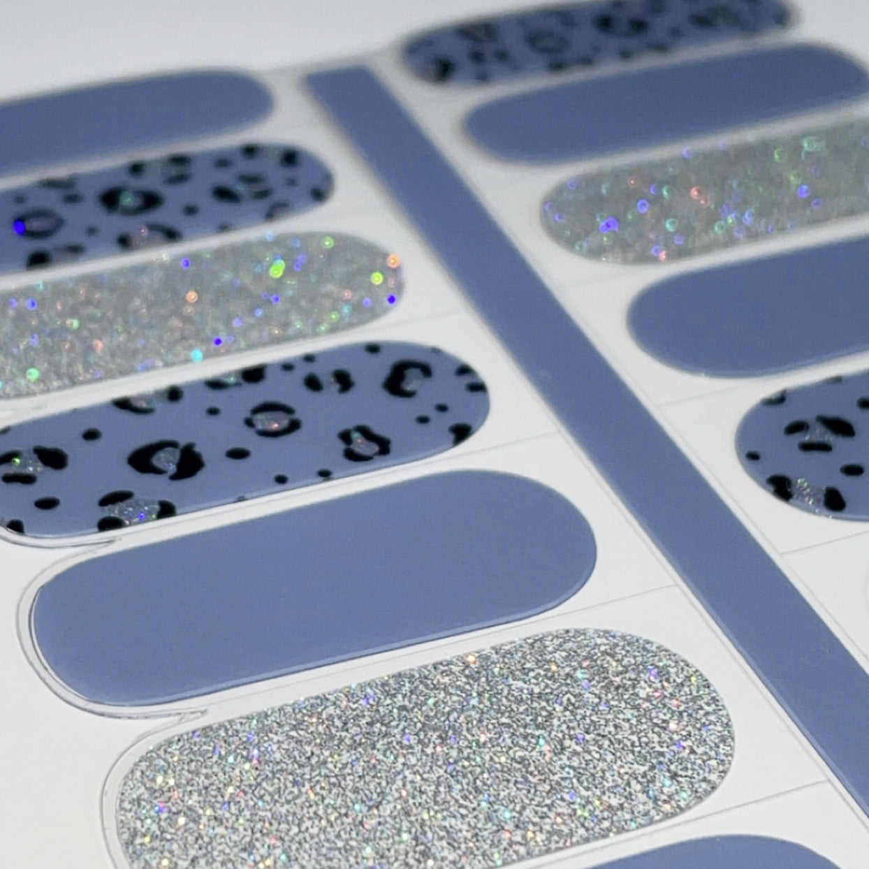 Gel Blue animal print