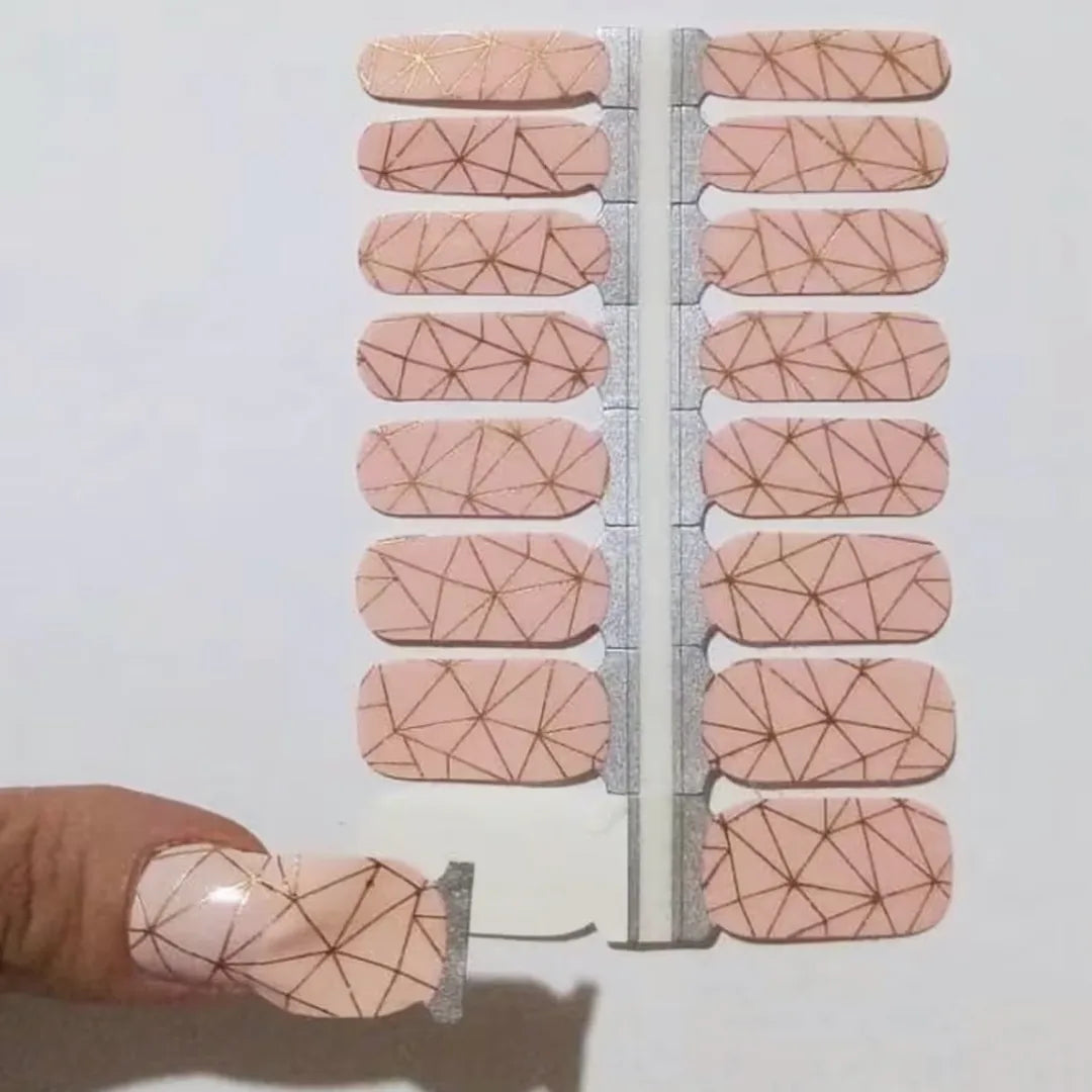 Rose gold lines