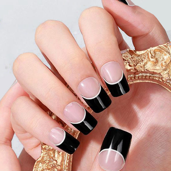 Gel free UV Black French