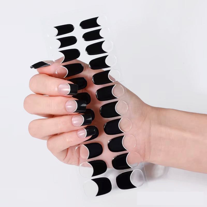 Gel free UV Black French
