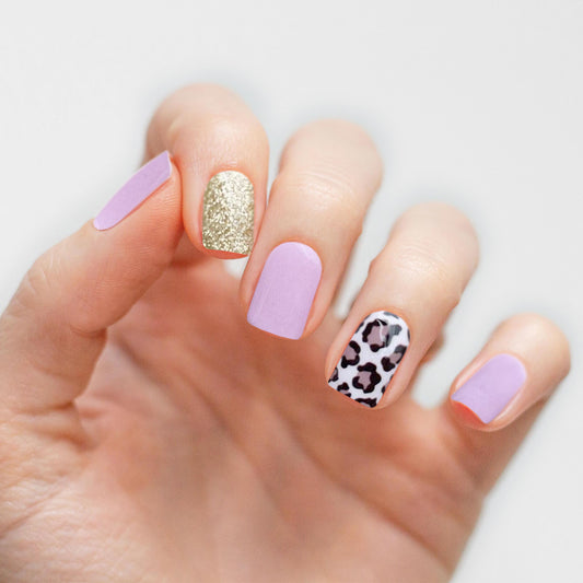 Animal print gold