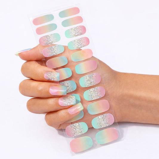 Gel free UV Rainbow shiny