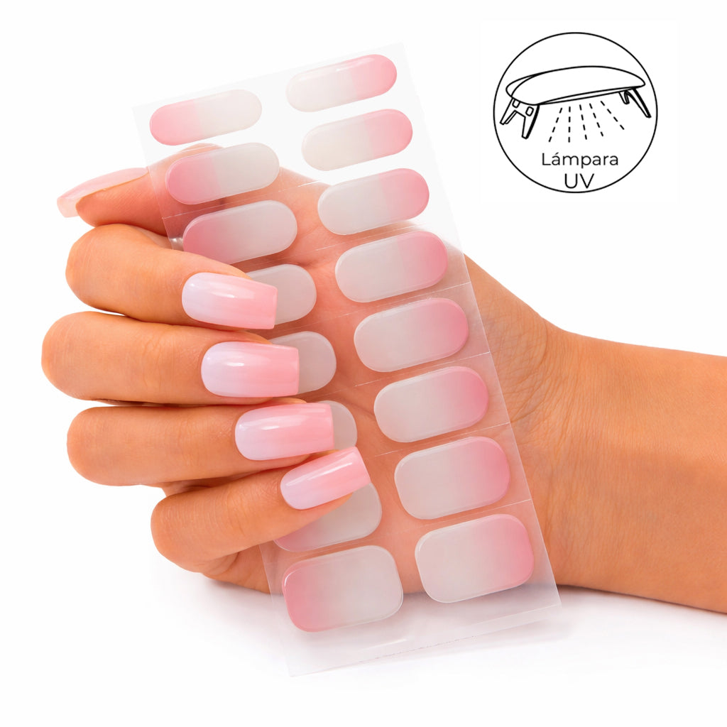 Gel Pink ombré