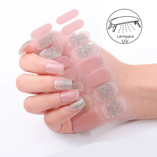 Gel Pink shiny mix
